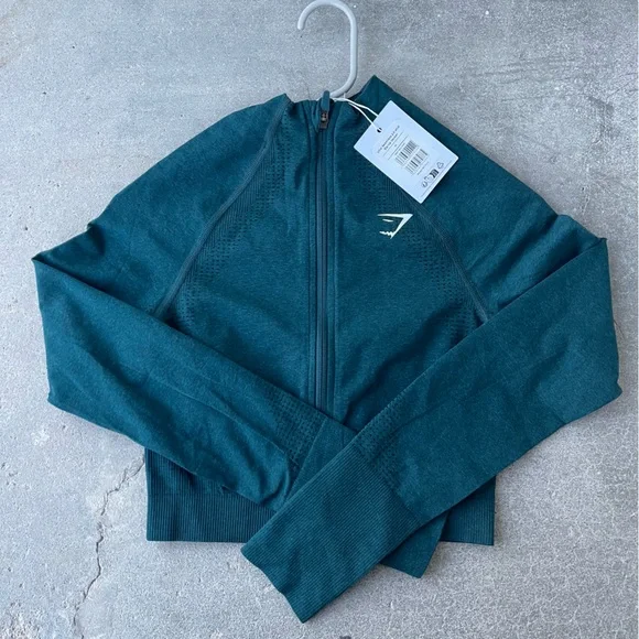 Teal Marl Gymshark Seamless Top Gymshark Tops Gymshark Vital